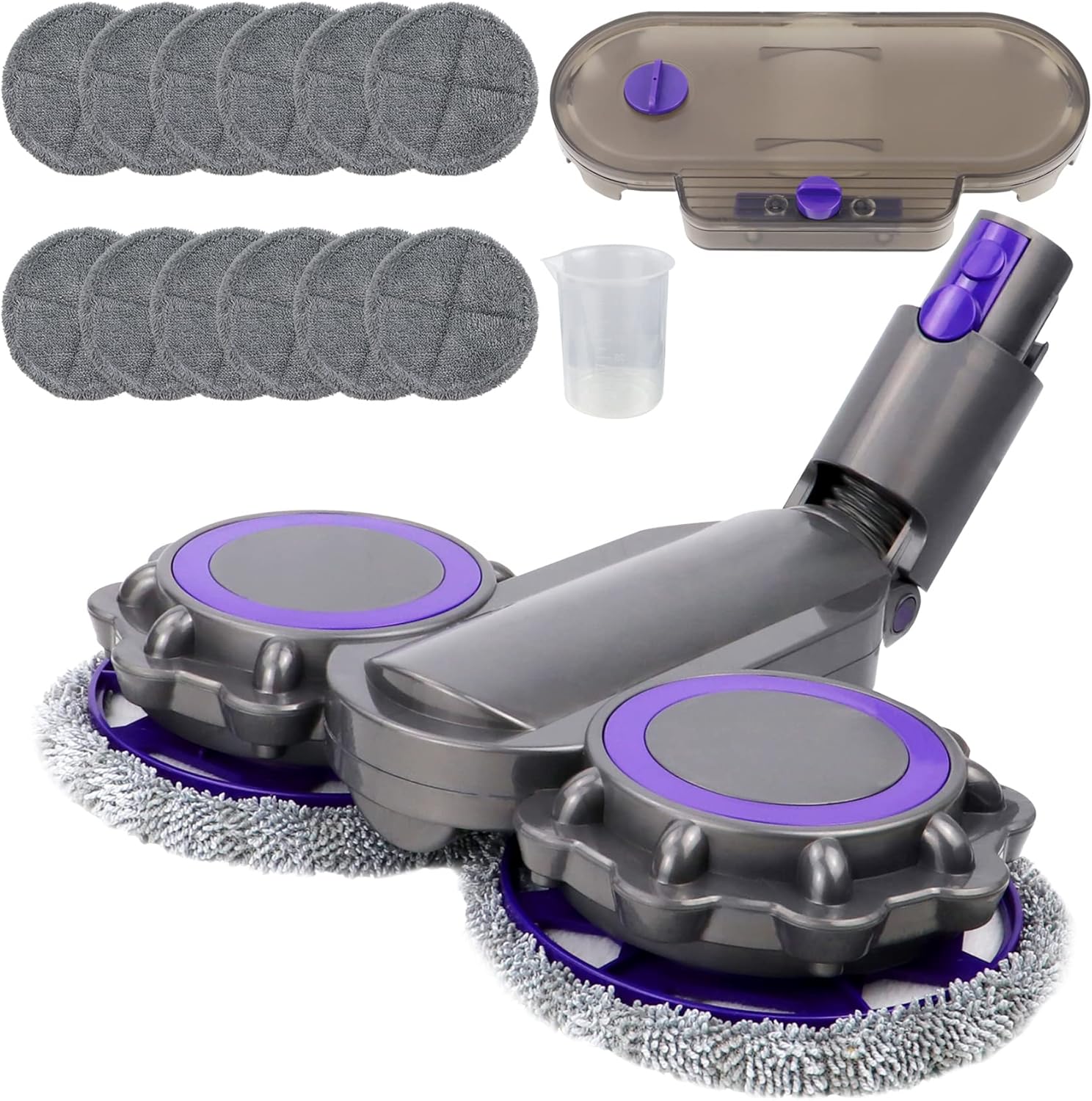 Electric Mop Attachment for Dyson V12 Digital Slim, V10 Slim Vacuum Cleaner, Mop Attachment Set