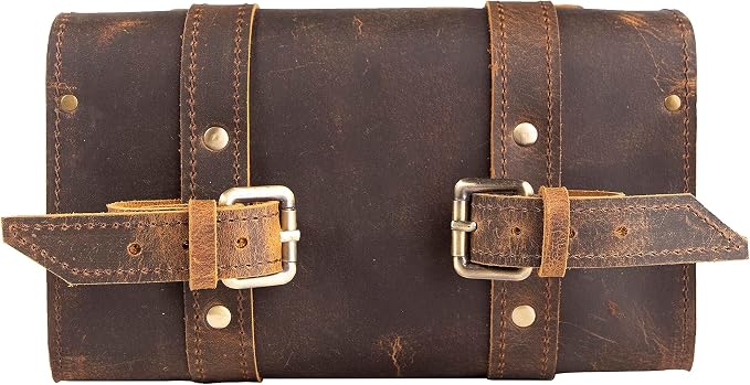 Bolsa de Cuero Vintage para Motocicleta M RUFOUS miniatura 2