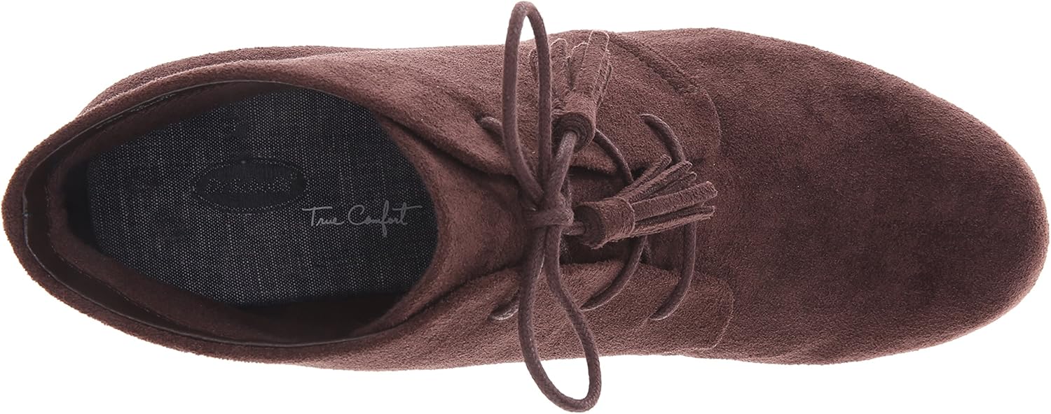 Dr. Scholl's Shoes Shoes Women's Dakota Boot 6.5 Dark Brown Microfiber Suede