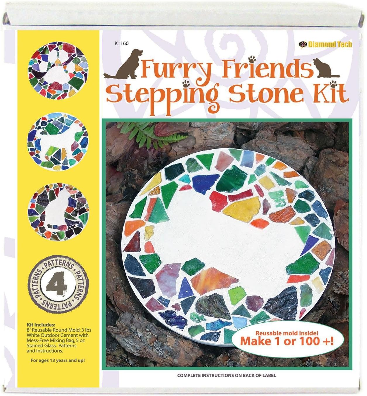 Furry Friends Stepping Stone Kit