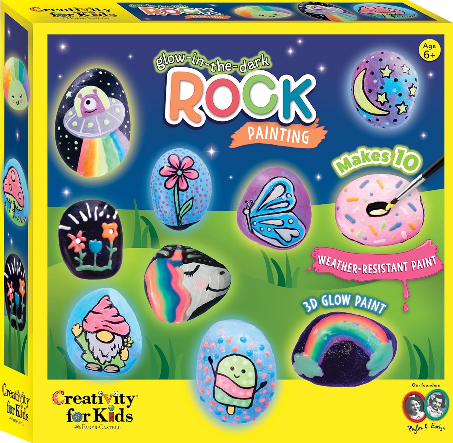Creativity for Kids Glow In The Dark Rock Painting Kit
