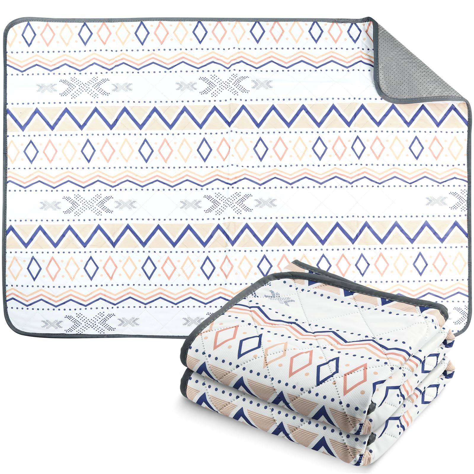 Alese Réutilisables 92x122cm, 2 Pièces Tapis Absorbant Chien, Tapis pour Chiots avec Fond Antidérapant, Convient aux Chiens, Chats, Cochons d'Inde et Lapins, Violet