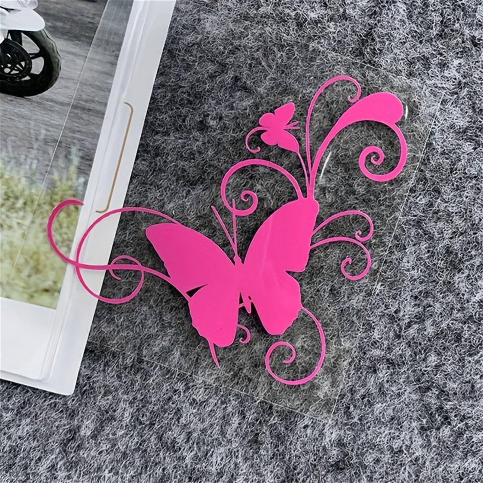 FGLFPXI Butterfly Stickers | Multicolor Decals for Helmets, Motorcycles, Cars, Vans, Trucks & Bumpers