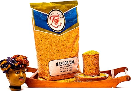 Miniatura 2 de TAJ Premium Indian Masoor Dal, lentejas rojas (2 libras)