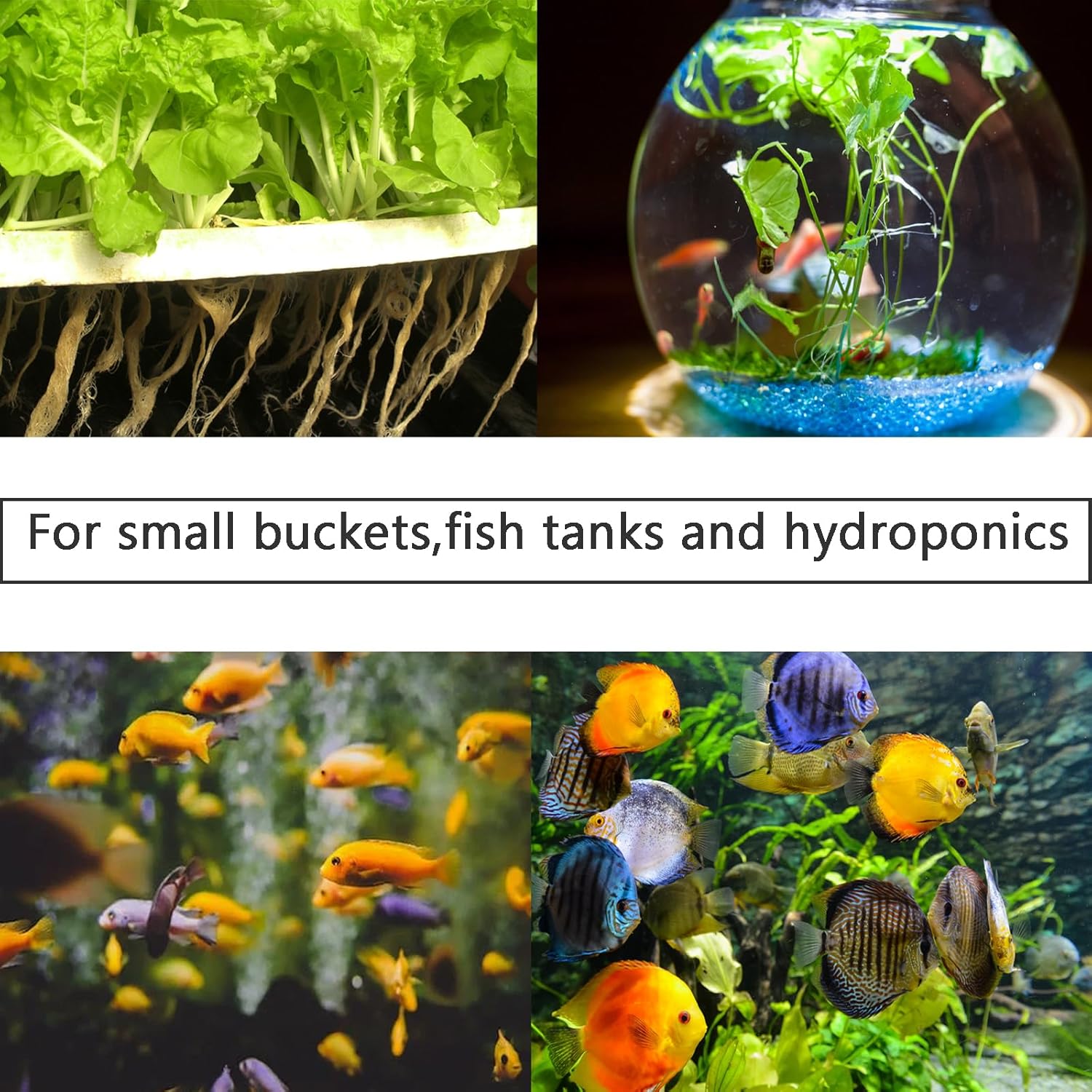 AQUANEAT Aquarium Air Stones 2 inch 12 Pack, Bubble Stone, Aerator Bubble Diffuser, Air Pump Accessories for Aquariums, Fish Tanks, and Hydroponics thumbnail
