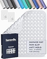 Vista 11 de Homerella® Alfombrilla de Ducha Antideslizante Antimoho, Alfombrillas de Ducha Antideslizantes para Interior de Cabina de Ducha Alfombrilla