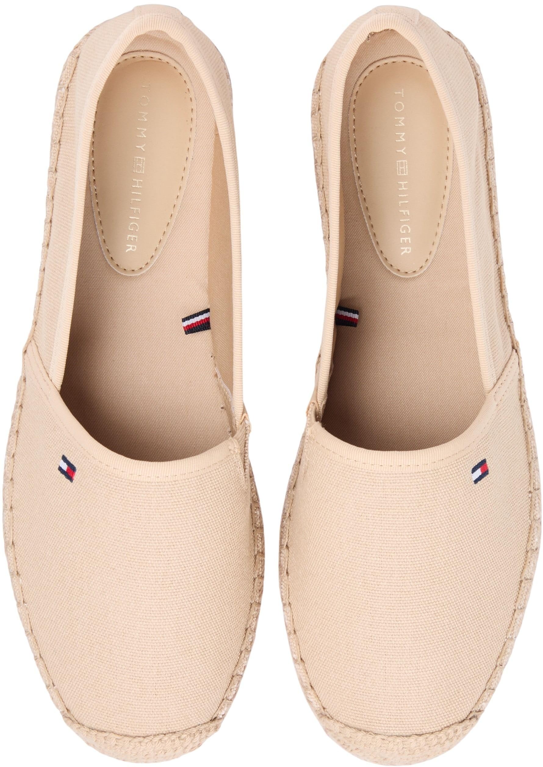 Tommy Hilfiger Espadrilles Femme Flag Canvas avec Logo