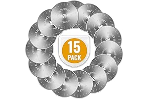 Fiskars 45mm Rotary Cutter Blades: Precision Cutting for Fabric & Paper Projects