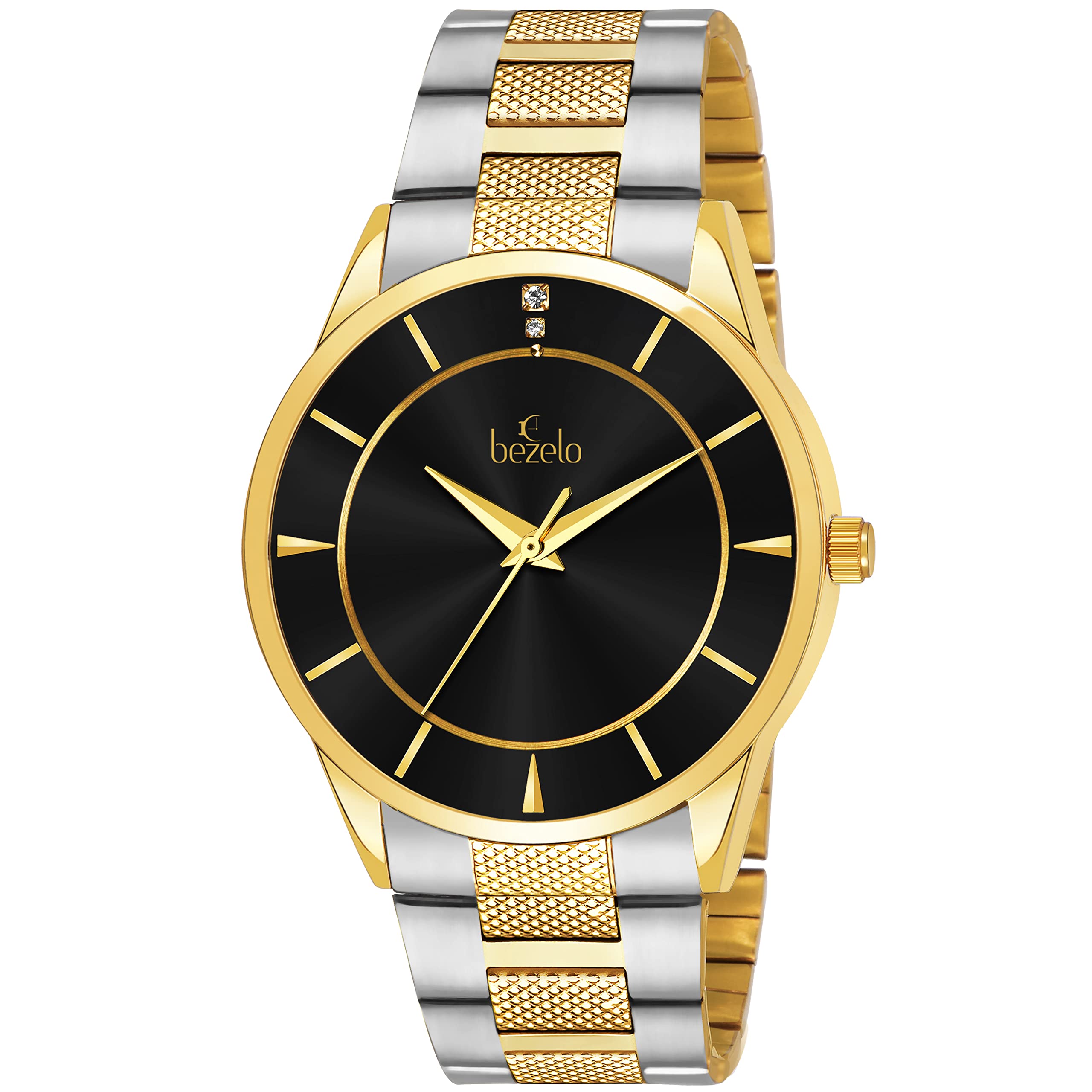 Analog Two Ton Wrist Watch for Men & Boys (Black) (B0BQ6GSWMM) Amazon Price History, Amazon Price Tracker