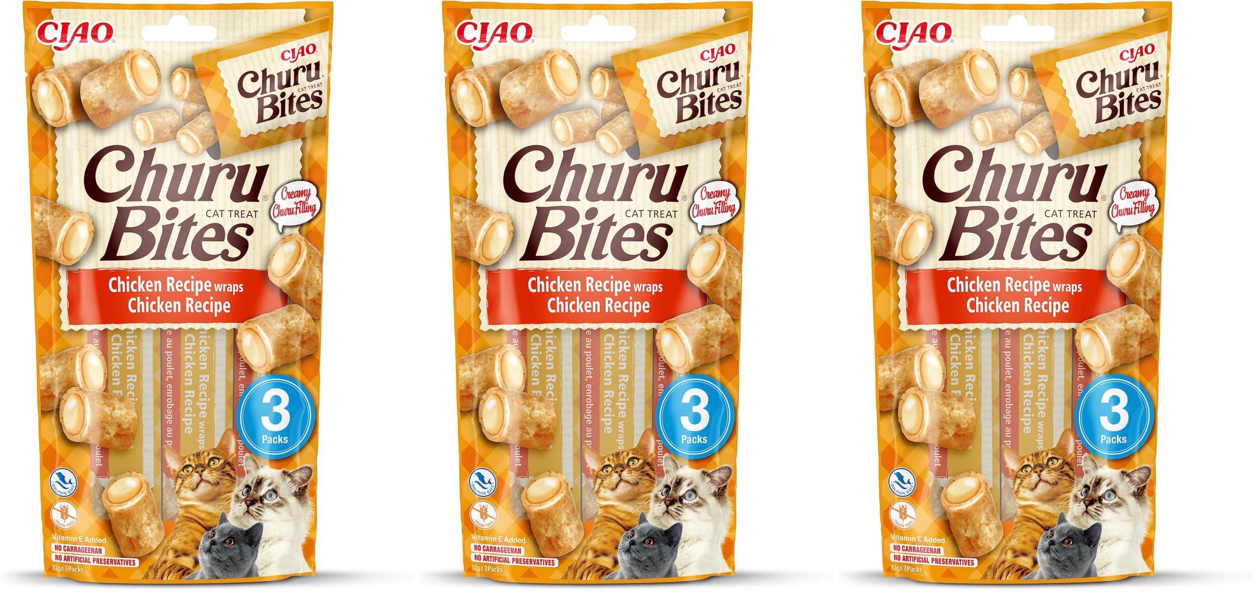 INABA Churu Bites bouchées poulet pour chat difficile - 8