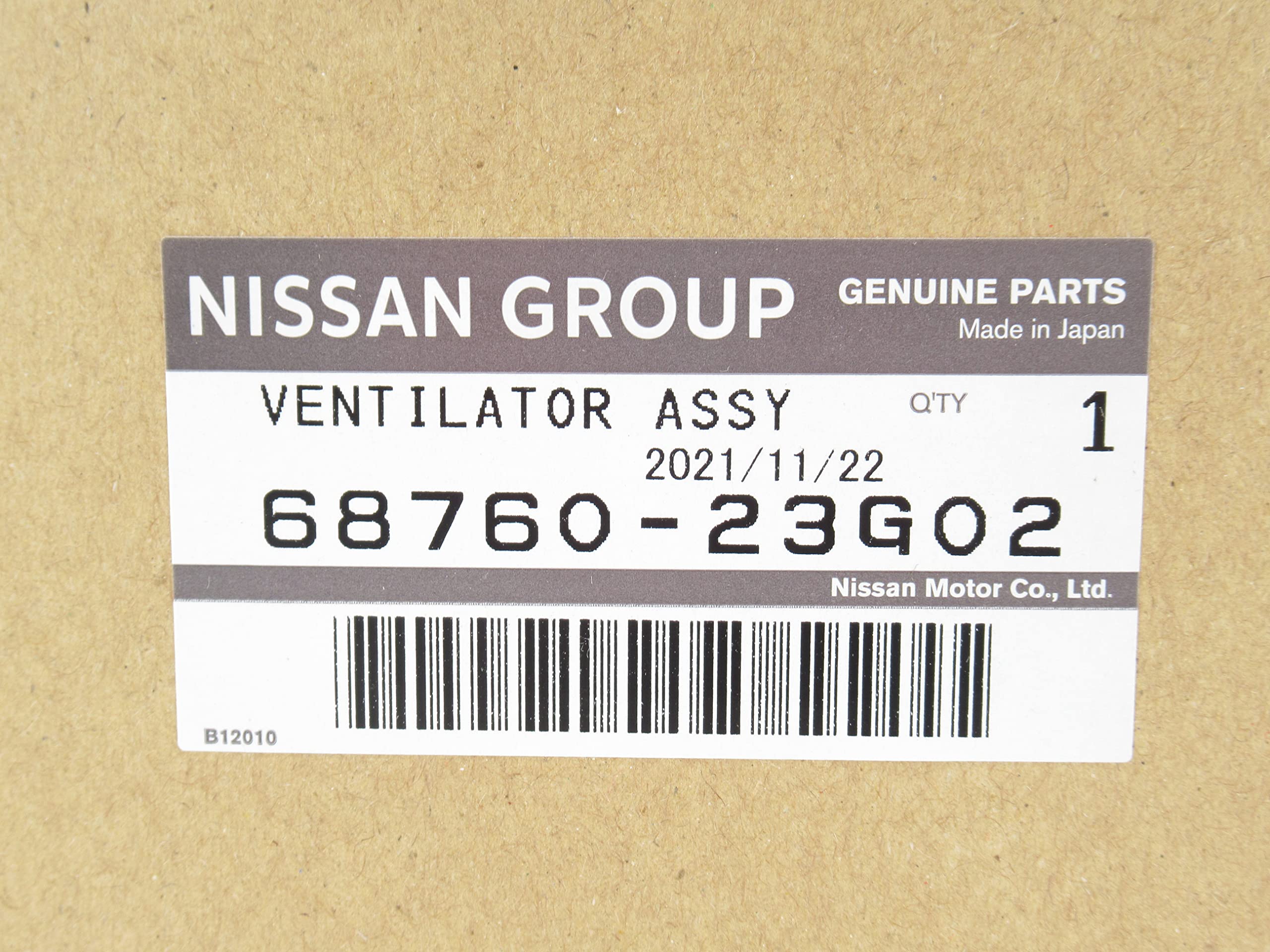 Amazon.com: Nissan 68760-23G02 Ventilator Side : Automotive