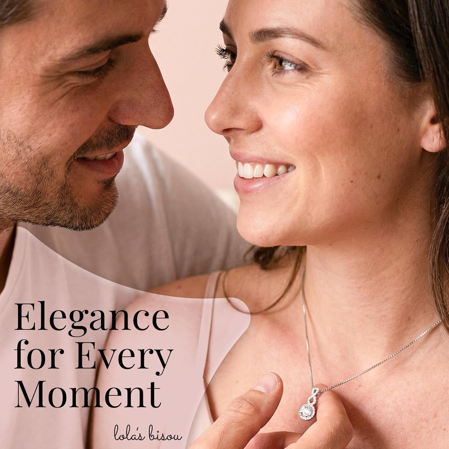 1CT Platinum Plated Moissanite Pendant Necklace Gift for Women Infinity Necklace with Moissanite Diamond Gift for Her wedding Gift for Wife Mother Birthday Gift - Image 8