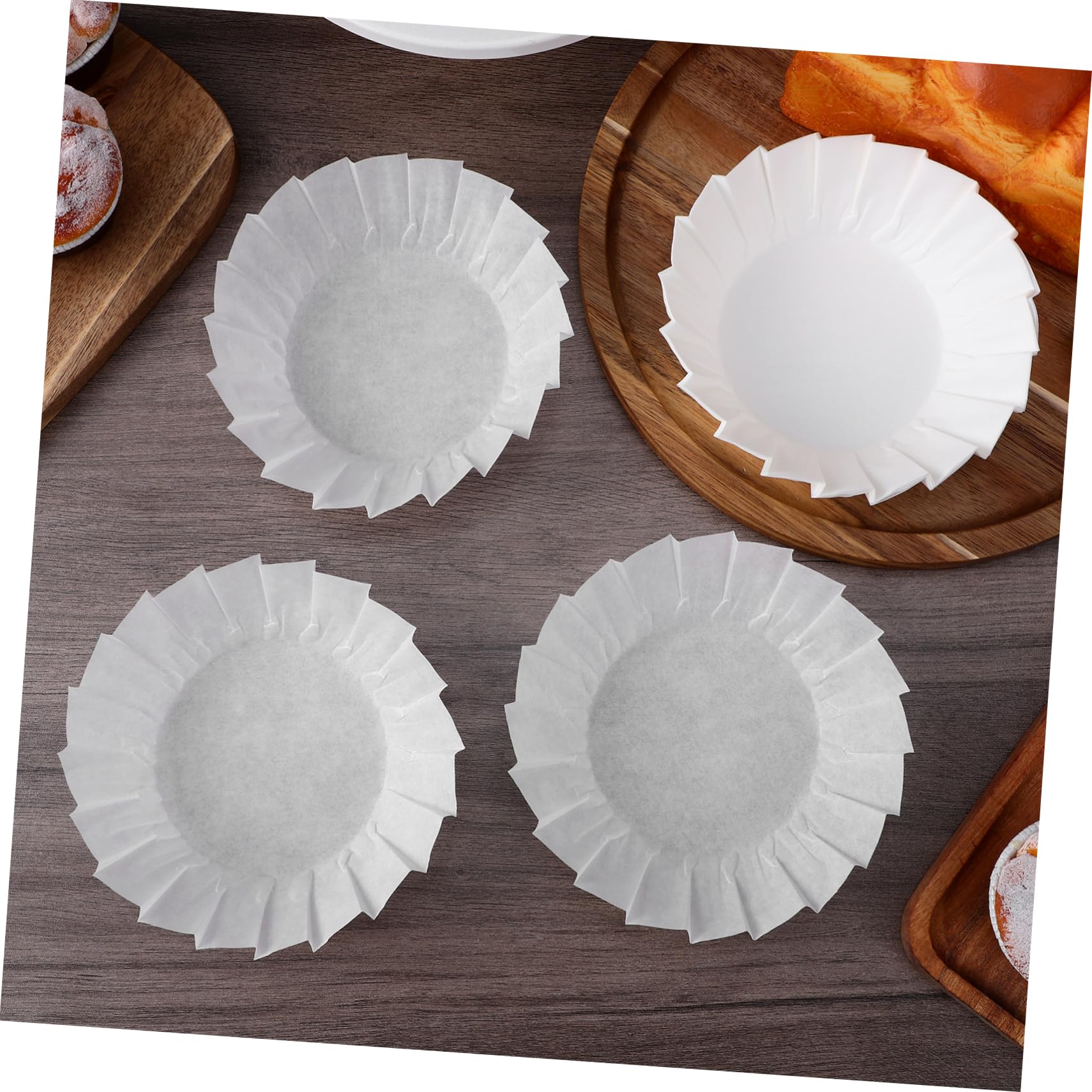 TOPBATHY Muffinförmchen Papier 800 Stk Kuchenform Muffins Cupcake-halter-liner Cupcake-becher Kuchenförmchen Rund Backzubehör -pappbecher Halter Für Muffinförmchen Muffinbecher Hochzeit Papier