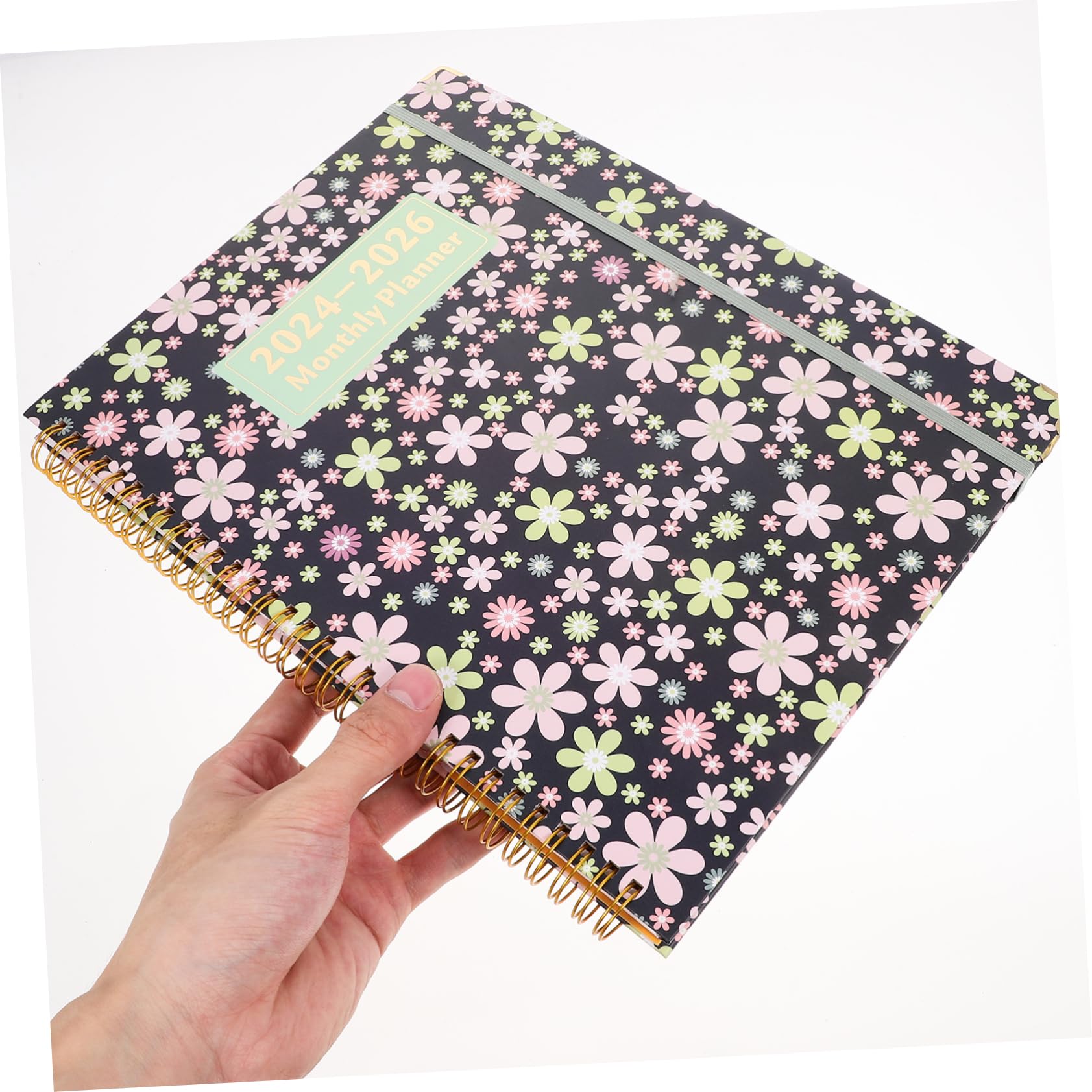 Cuaderno Planificador Mensual Itinerario Cuaderno Espiral para Estudiantes Planificador Decorativo para Horarios Prácticos Material de Oficina para Planificar