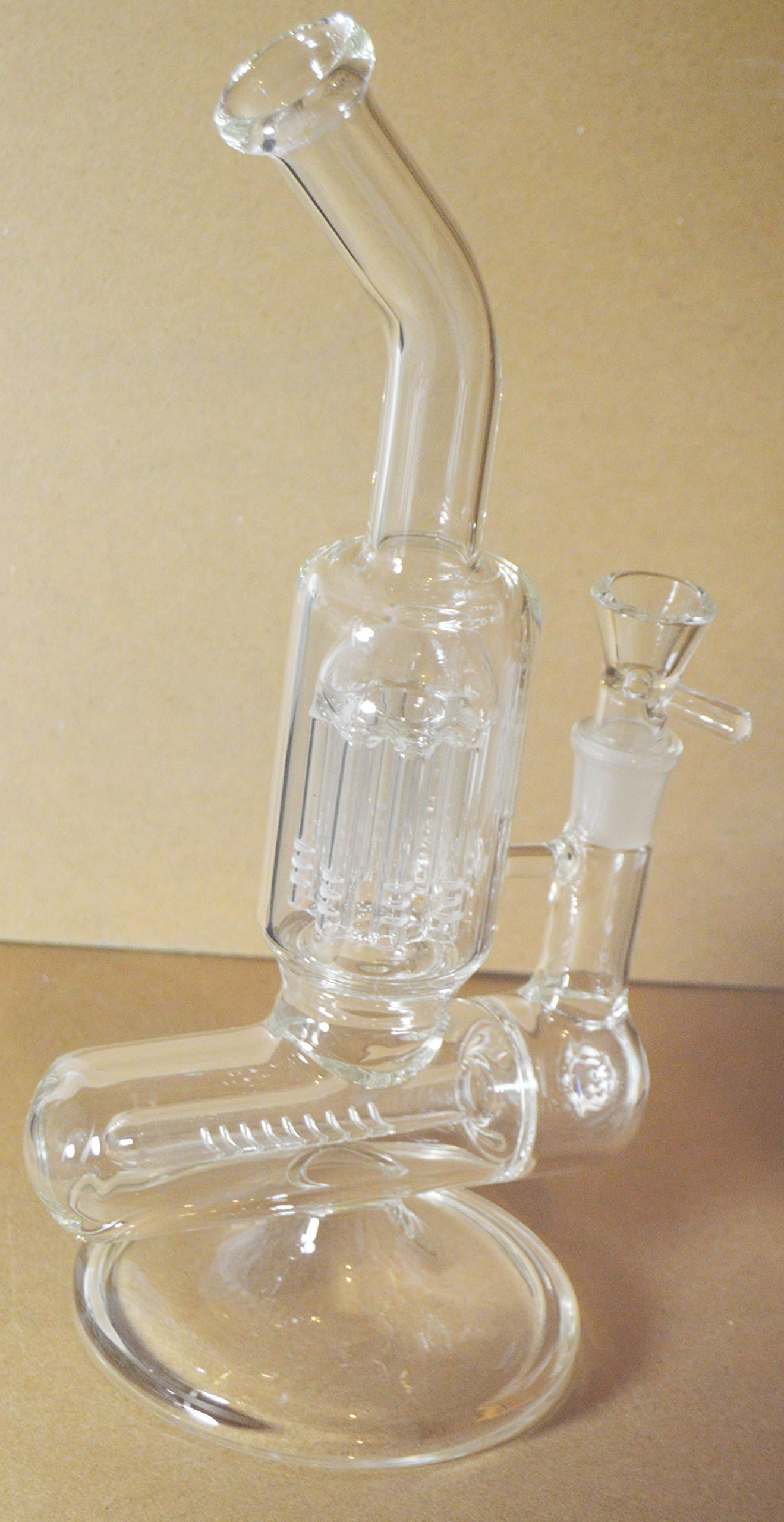 30 cm Tall Glass Bong Smoking Water Pipe Sisha with Percolator
