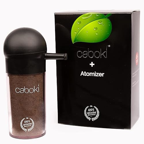 Caboki Fibra de construcción de cabello + aplicador de pulverización integrado (suministro de 50 días) disponible en Yaxa Colombia