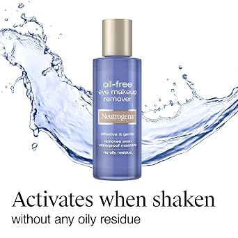 Neutrogena 070501050651 Oil-Free Eye Makeup Remover, 5.5 Fl. Oz