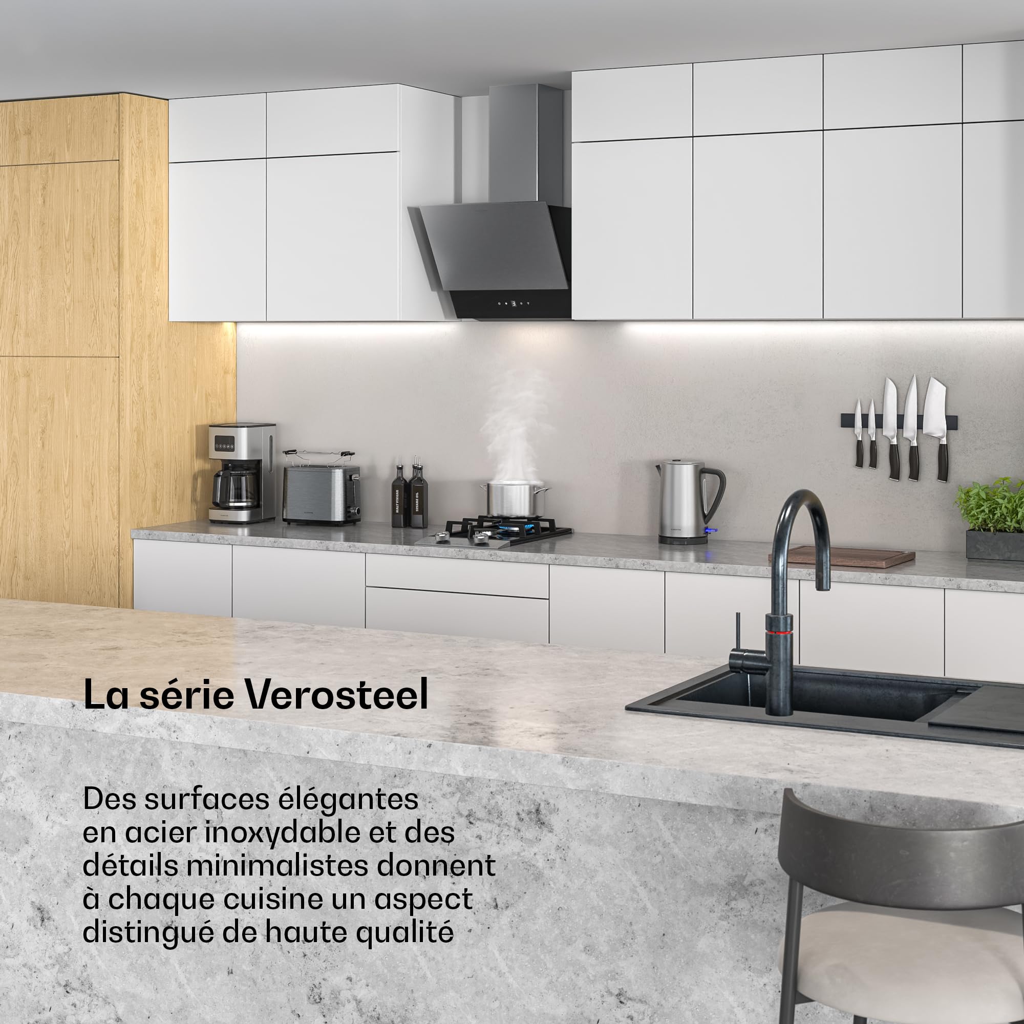 KLARSTEIN Verosteel Cafetière filtre - Cafetière en acier inoxydable, 1,5 L (jusqu'à 12 tasses), écran LCD, maintien au chaud 40 min, système anti-gouttes, arrêt automatique