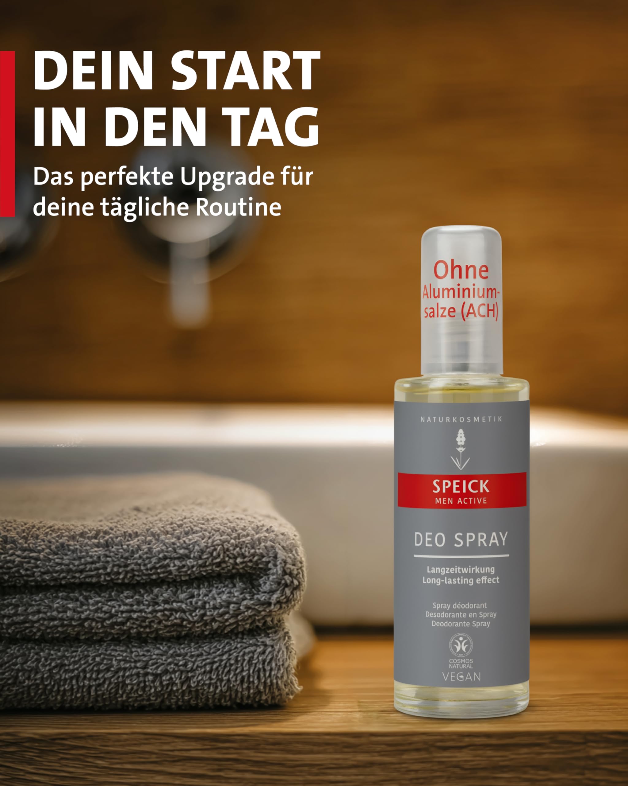 5x Speick Men Active Deo Spray 5x 75 ml