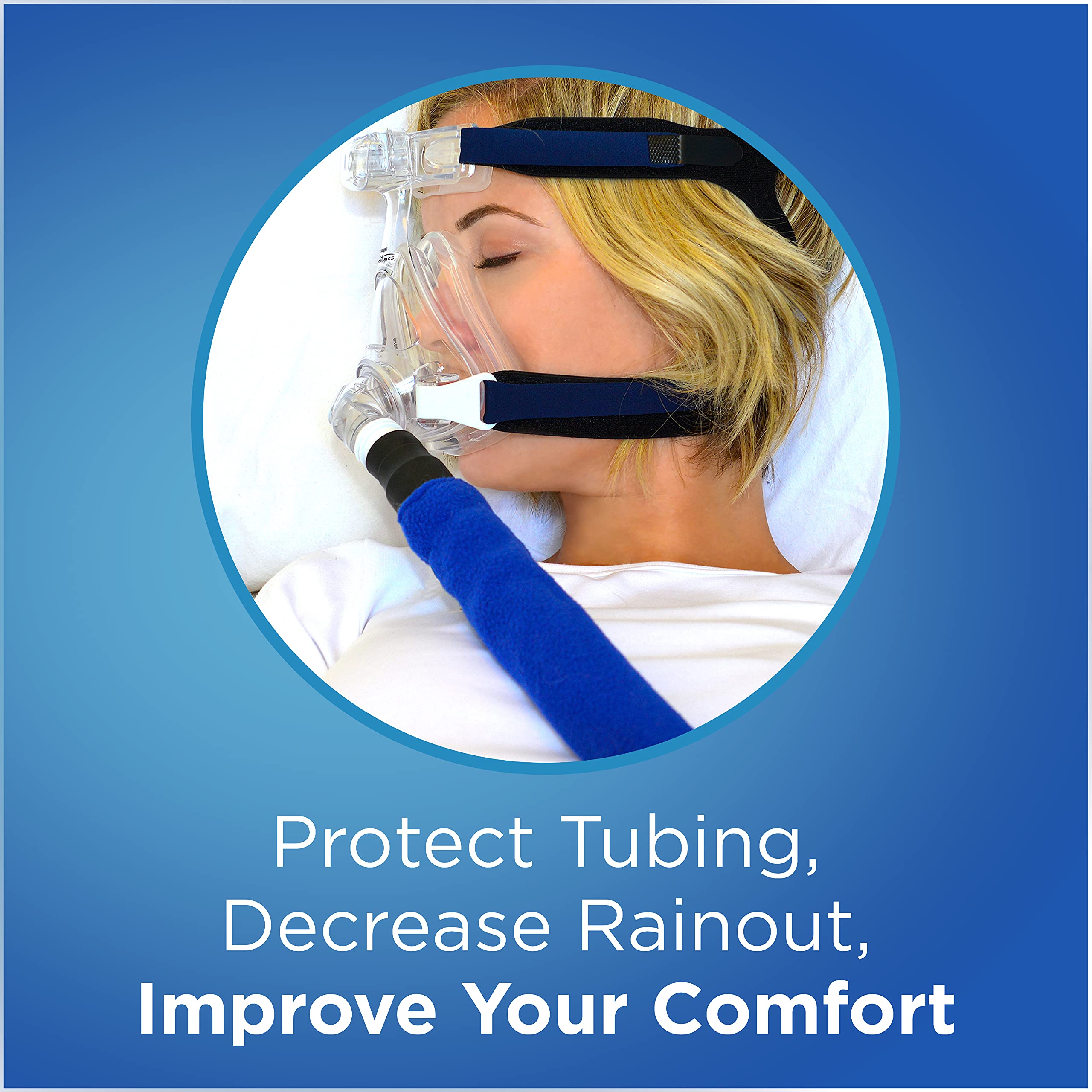 RespLabs CPAP Hose Cover Universal 6 Foot Insulating Tubing Wrap. for