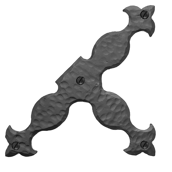 Buy 2 Pack 11 inch Decorative Corner Brackets Black T Bracket