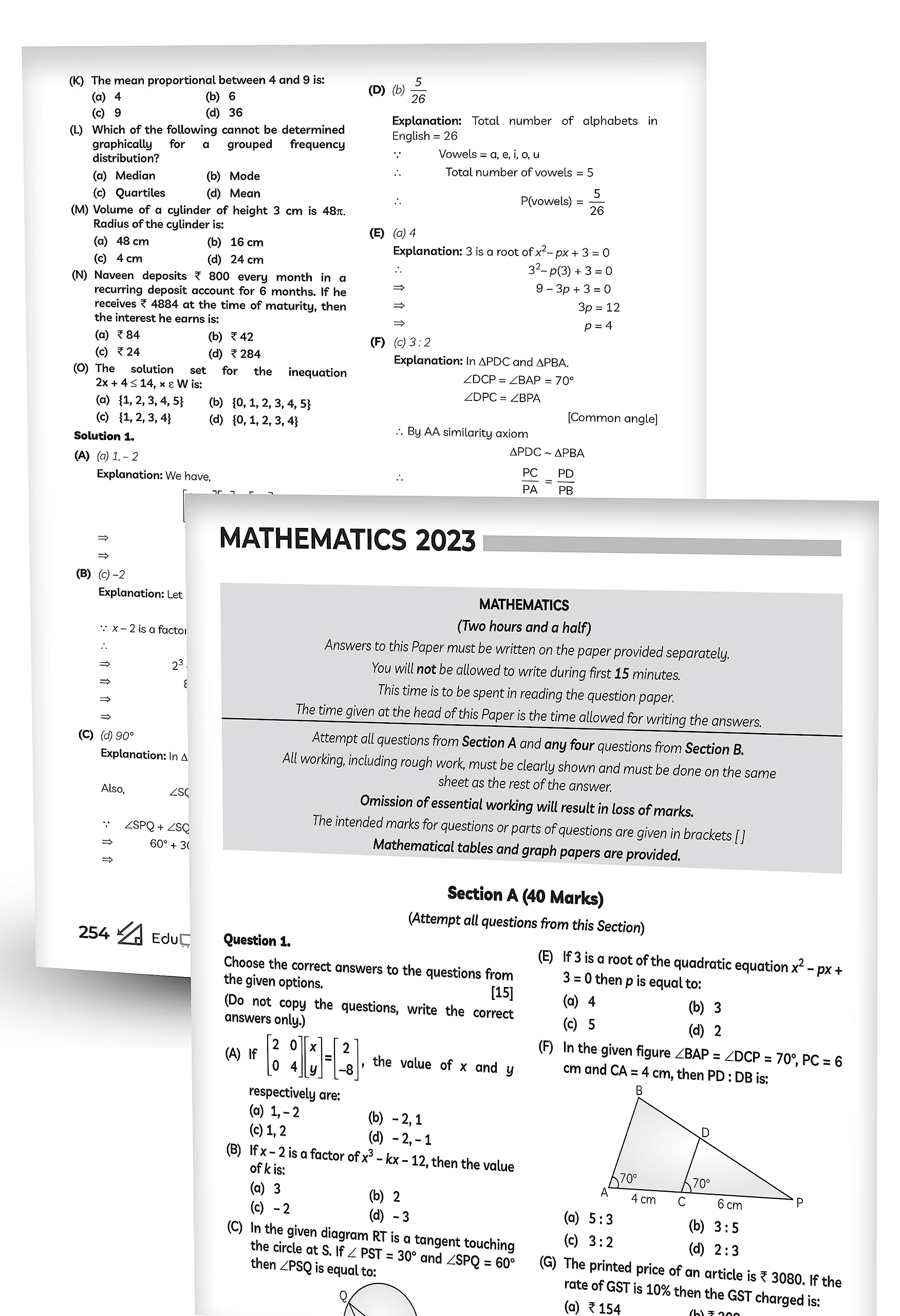 Educart 10 Years Solved Papers for ICSE Class 10 2023 - 24 (2024 Exam) 2