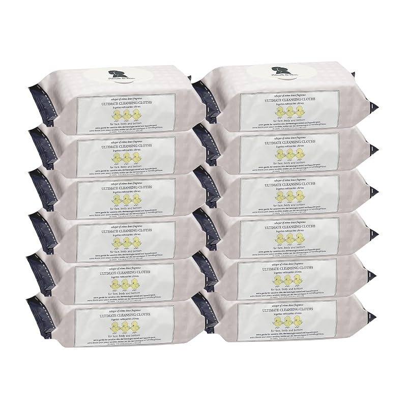 Noodle & Boo Lenços de Limpeza para Rosto e Corpo de Bebê