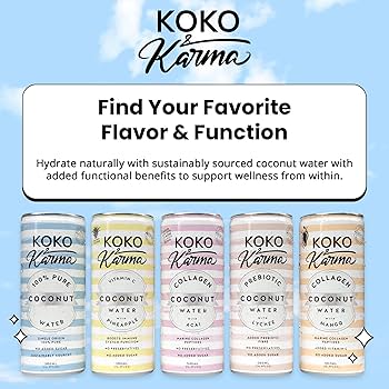 Amazon.com : Koko & Karma Pure Coconut Water - All Natural