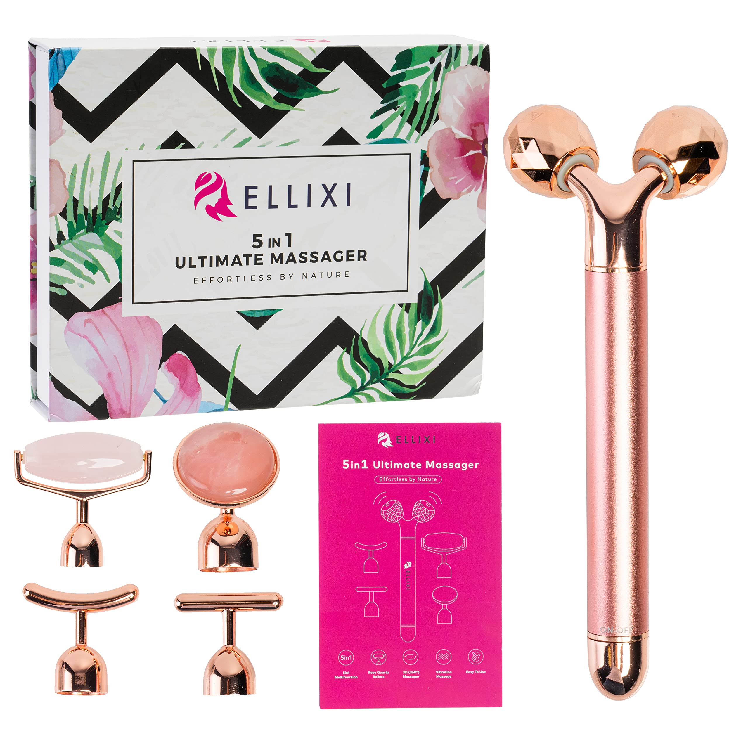 ELLIXI 5-in-1 Electric Face Massager