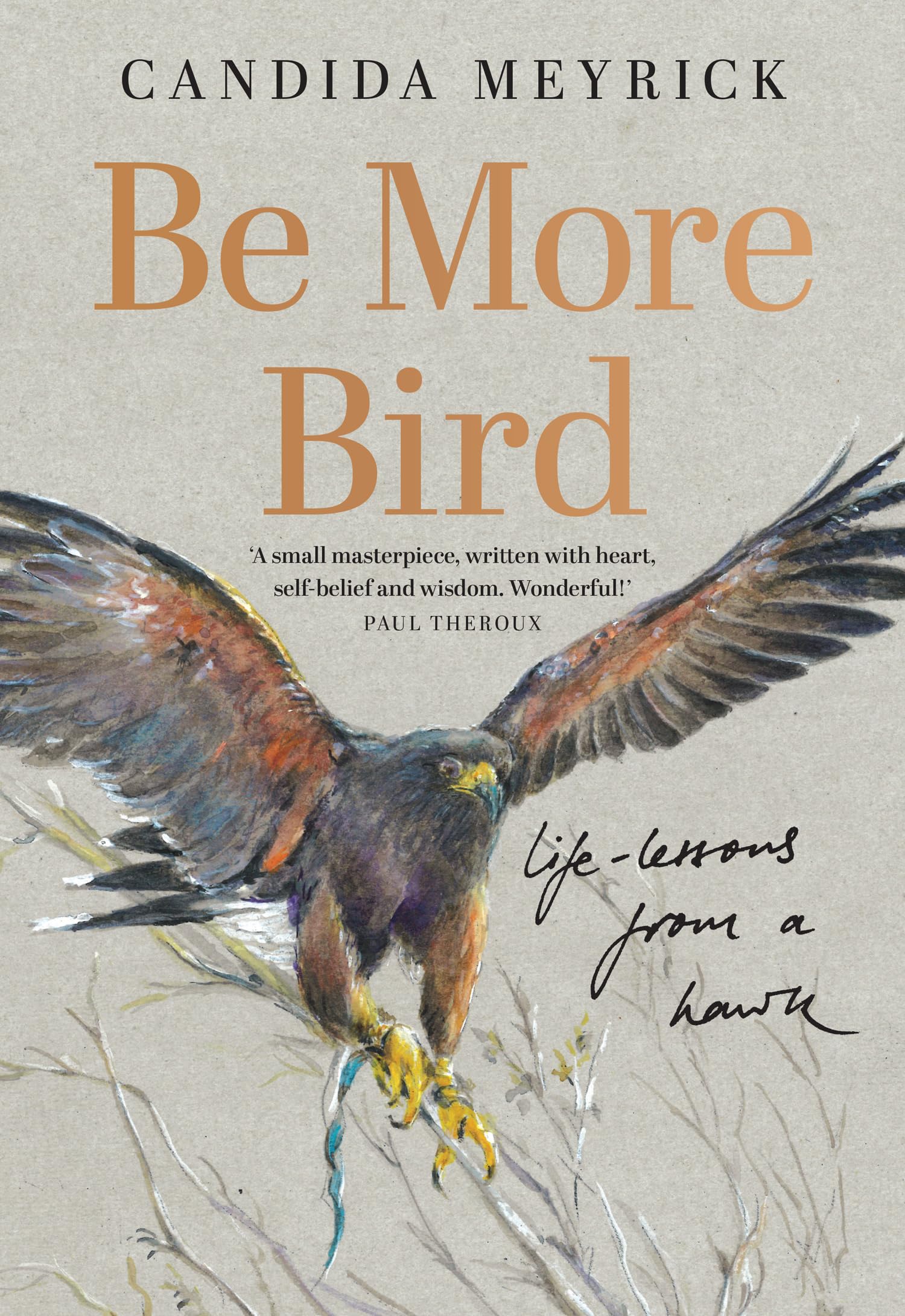 BE MORE BIRD HB Life Lessons from a Hawk by Candida Meyrick (Hardback Book)