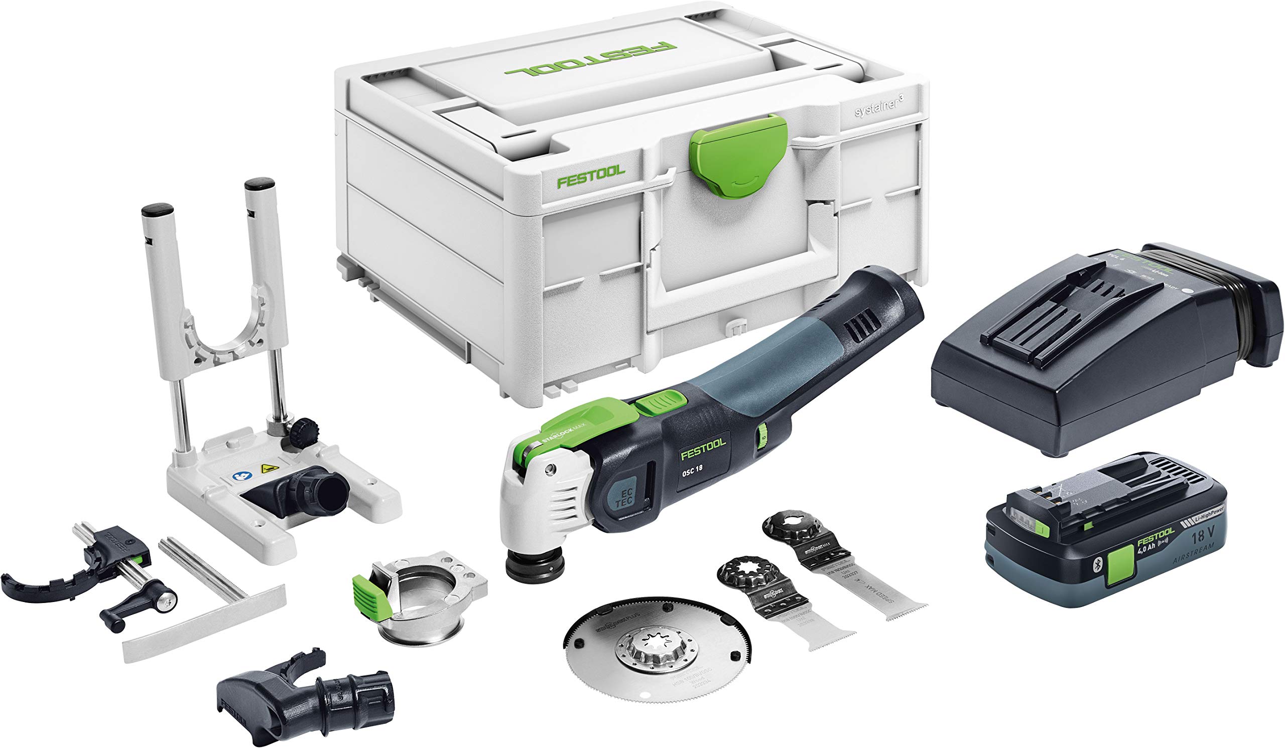 Festool Cordless Oscillator Osc 18 Hpc 4,0 Ei-Set Vecturo