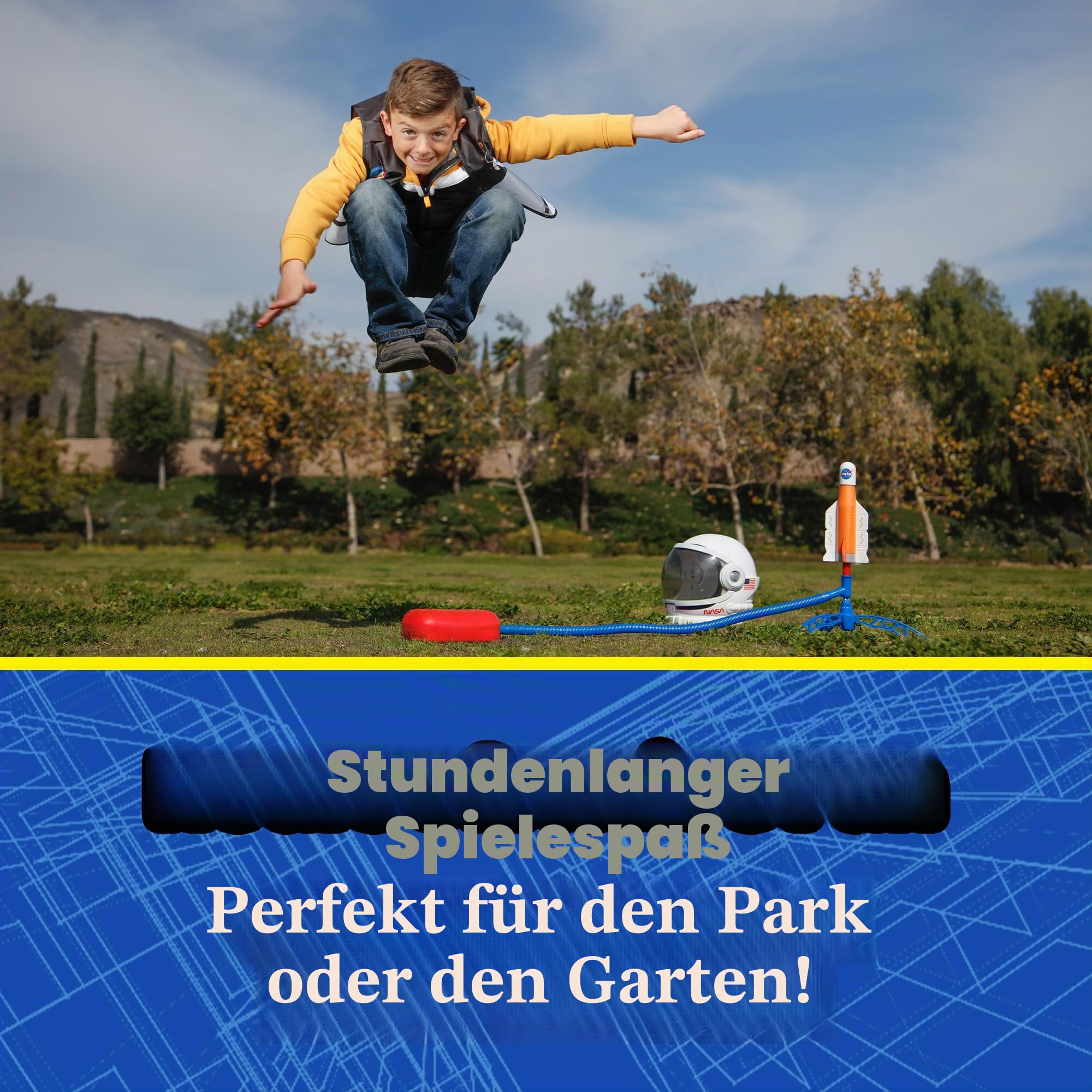 Stomp Rocket 40020 NASA Collection Stumpfe Rakete