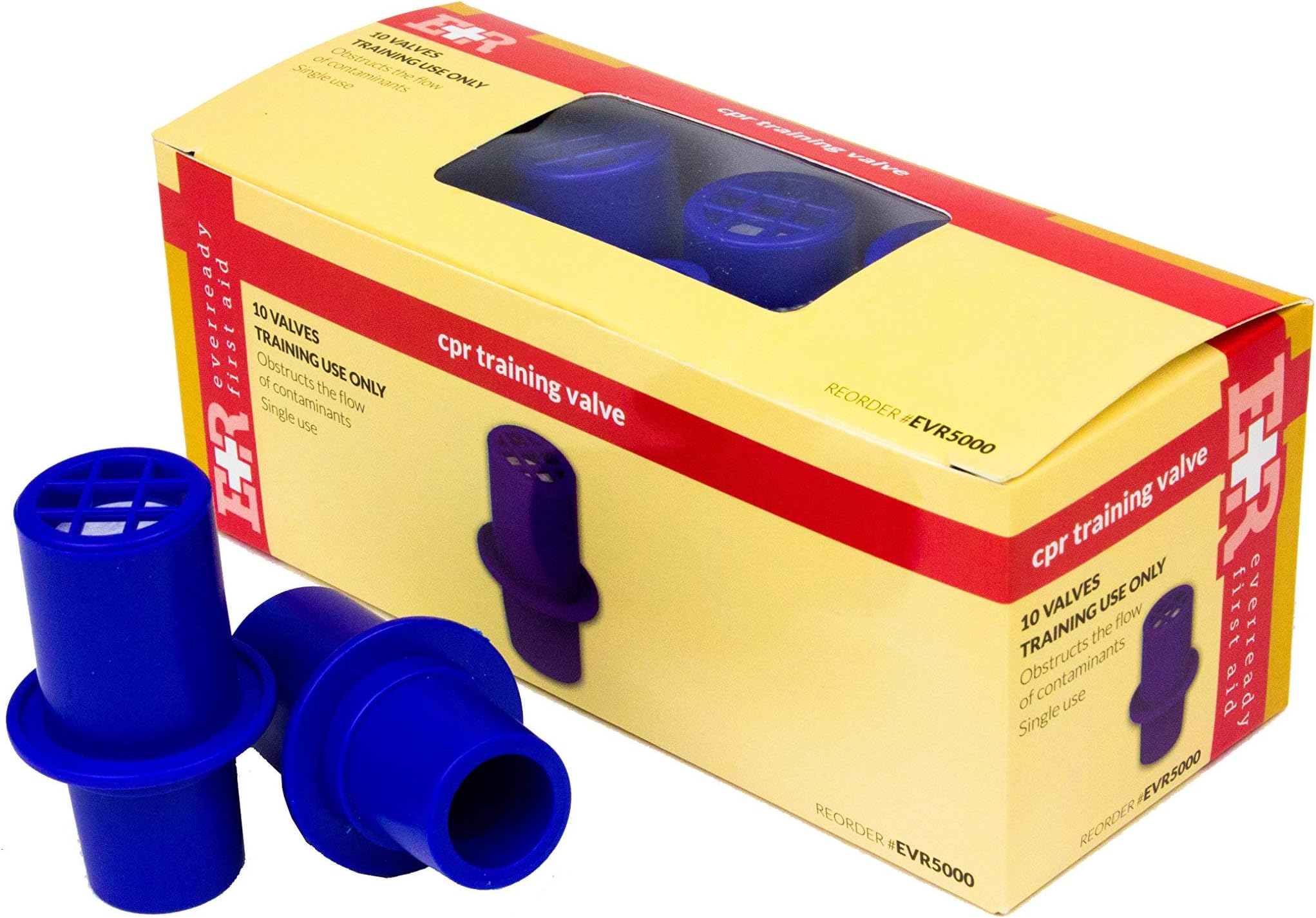 Ever Ready First Aid CPR Rescue Mask Training Valves Individually Wrap - View #2