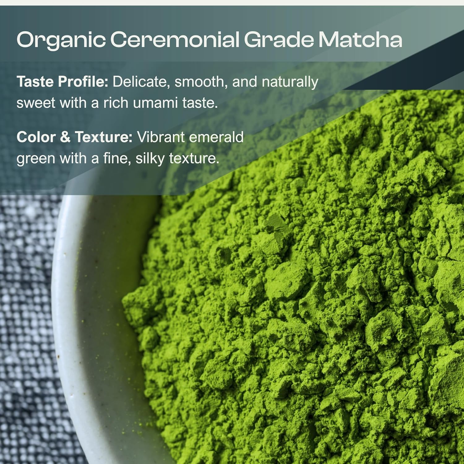 Element Matcha Ceremonial Grade 100% Organic Green Tea Matcha Powder - Authentic Japanese First Harvest for Tea and Lattes - Supports Skin, Calm Energy Superfood (3.5oz / 100g Pouch)