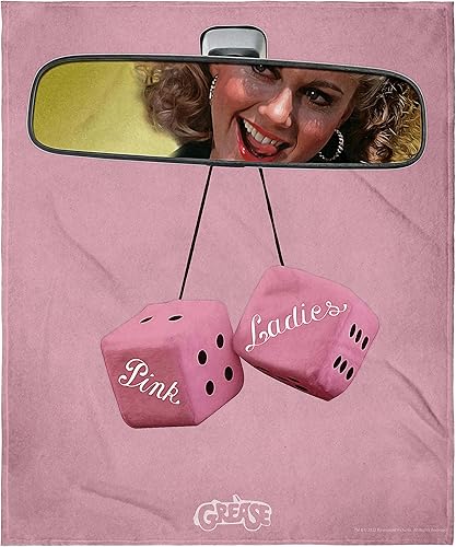 Grease Movie Musical Sandy Pink Ladies Tell Me About It Stud - Manta de forro polar de felpa súper suave, 48 x 60 pulgadas