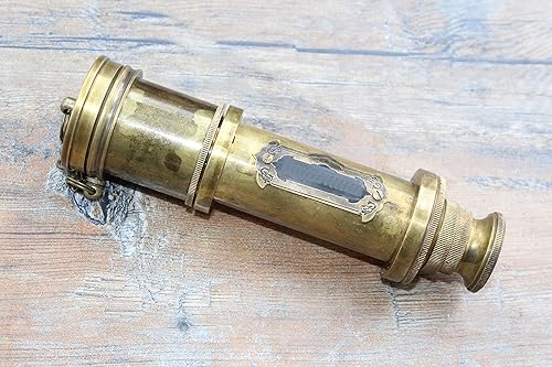 Miniatura 9 de 5MoonSun5 Telescopio pirata de latón, Spyglass plegable monocular decorativo con óptica de vidrio para niños, viajes, senderismo, caza, navegación