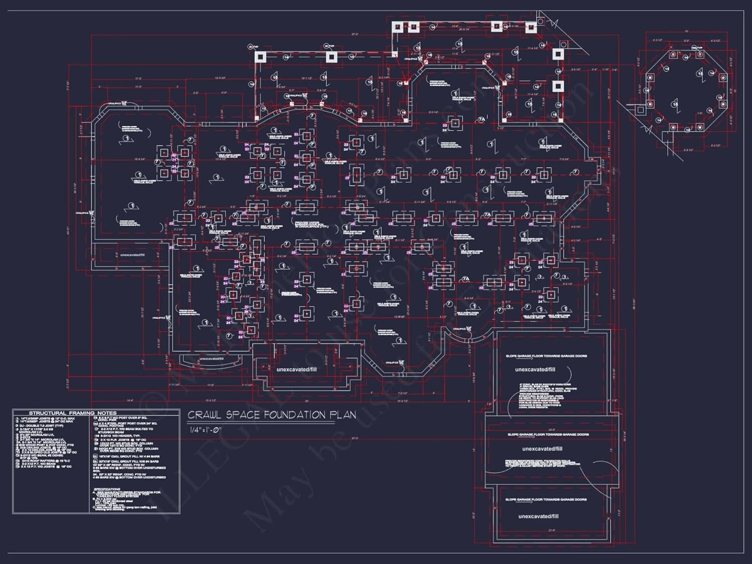 13-Debra House Plan - Luxury House Floor Plan with CAD Blueprints & Modern Design