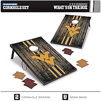 Vista 49 de Wild Sports NCAA 2' x 3' MDF Deluxe Cornhole Set - with Corners and Aprons