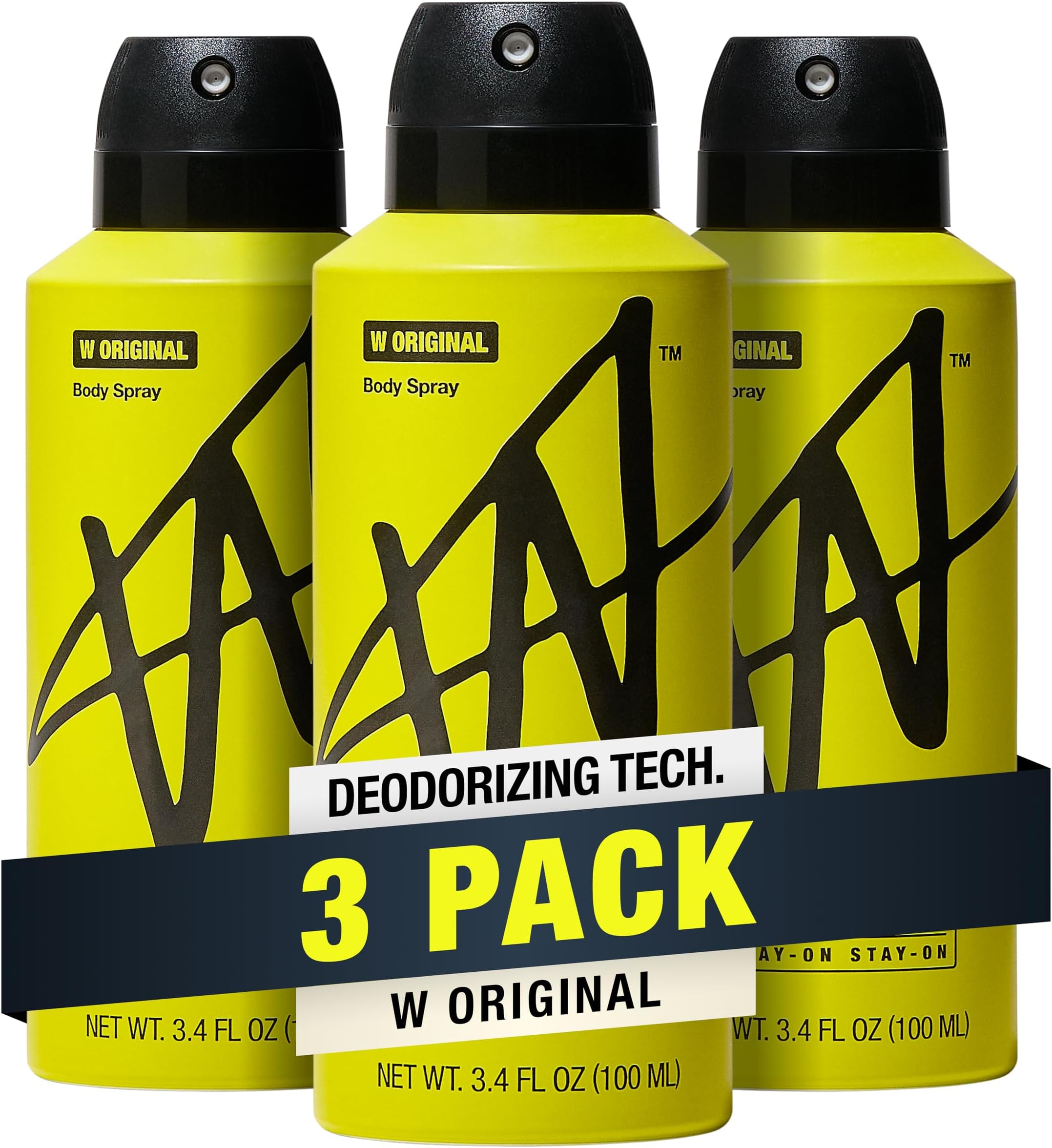 - By Jake Paul Body Spray for Men, Odor Blocking, Body Deodorant, Long Lasting Protection, Original, 3.4 fl oz (Pack of 3)