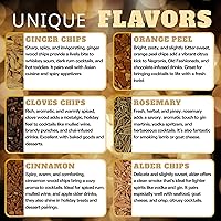 Vista 3 de 12 virutas de madera para ahumador de cócteles/pistola ahumadora Virutas de madera para ahumar whisky/bourbon/Old Fashioned Cerezo, manzana