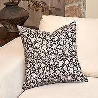 Vista 16 de DOMVITUS Fundas de almohada florales de 18 x 18 pulgadas, fundas de almohada para sofá, funda de almohada con estampado floral, fundas decorativas