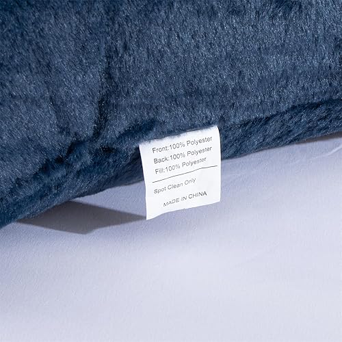 Miniatura 8 de A Nice Night Almohada de lectura de piel sintética con cuña grande para adultos y niños, respaldo con brazos y respaldo para sentarse en la Azul