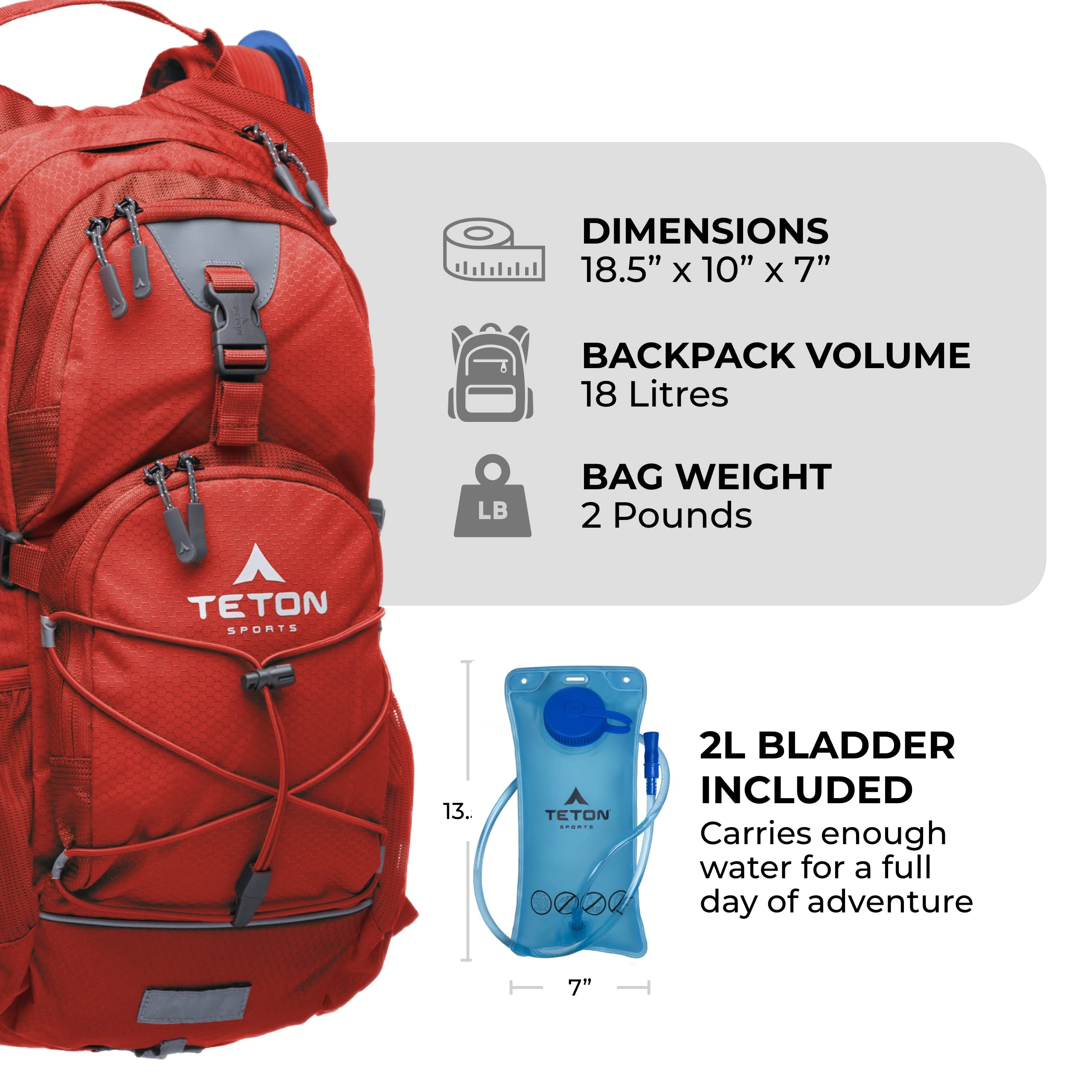 TETON Sports Oasis 18L Hydration Pack