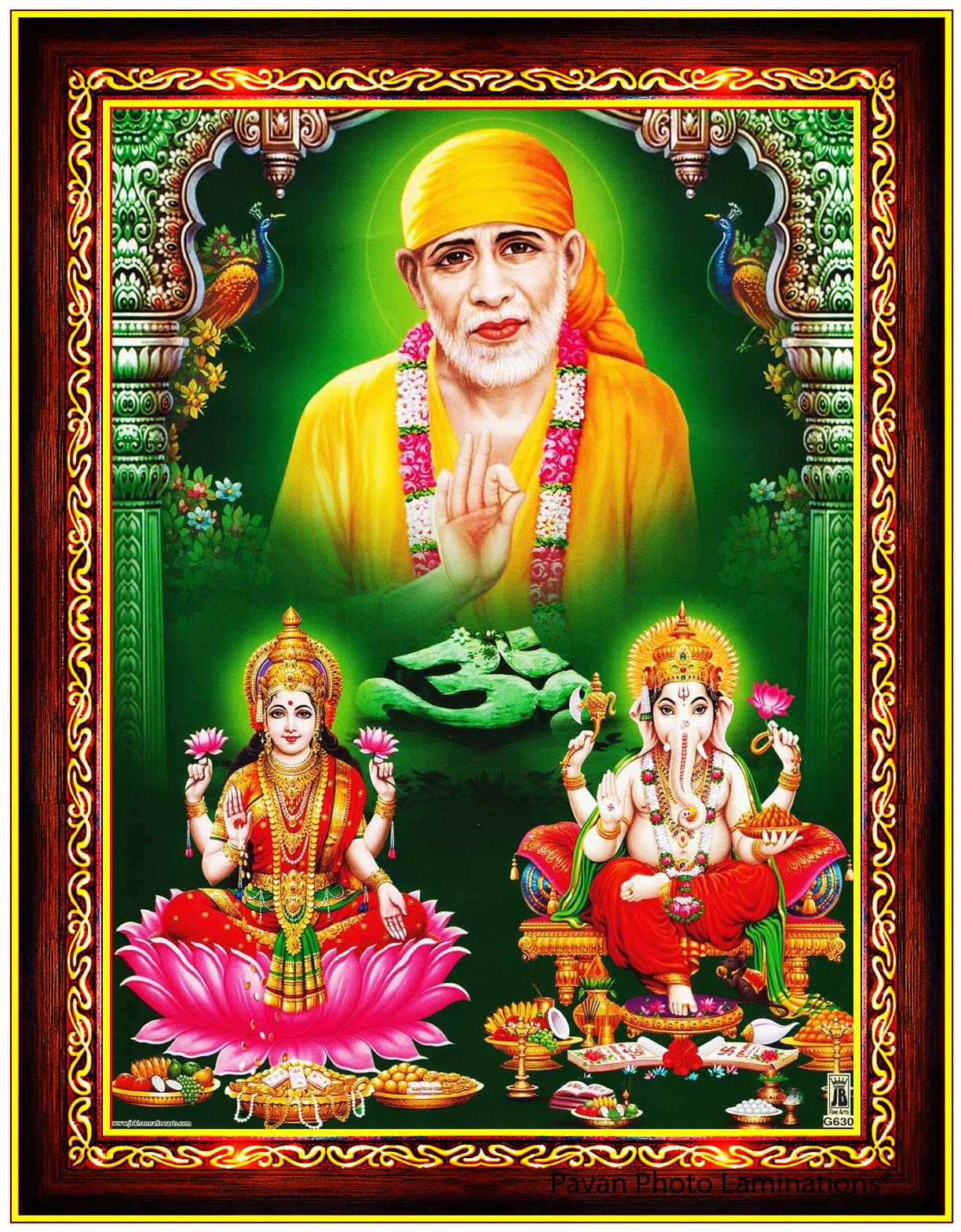 Buy Pavan Photo Laminations, Lakshmi Ganesha Laxmi Vinayagar Vinayaka