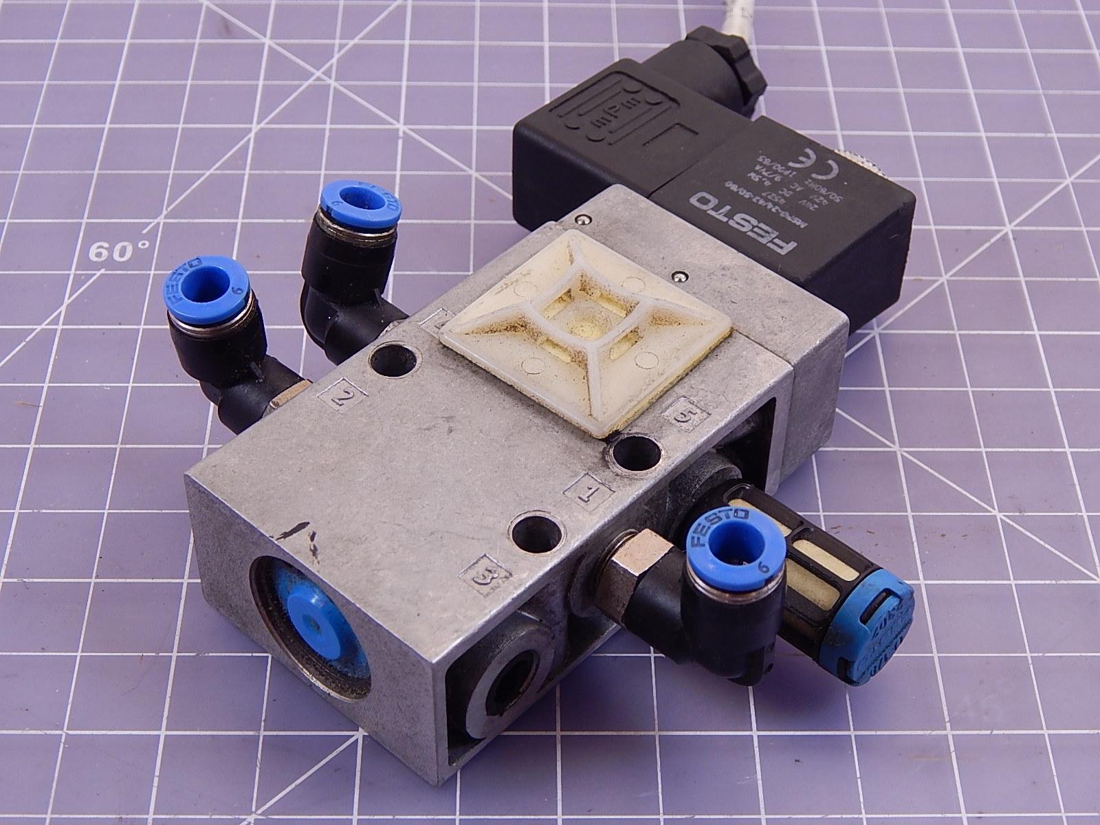 Buy Festo MFH51/8 Solenoid Valve w/ Manual Override 10 Bar/145 PSI