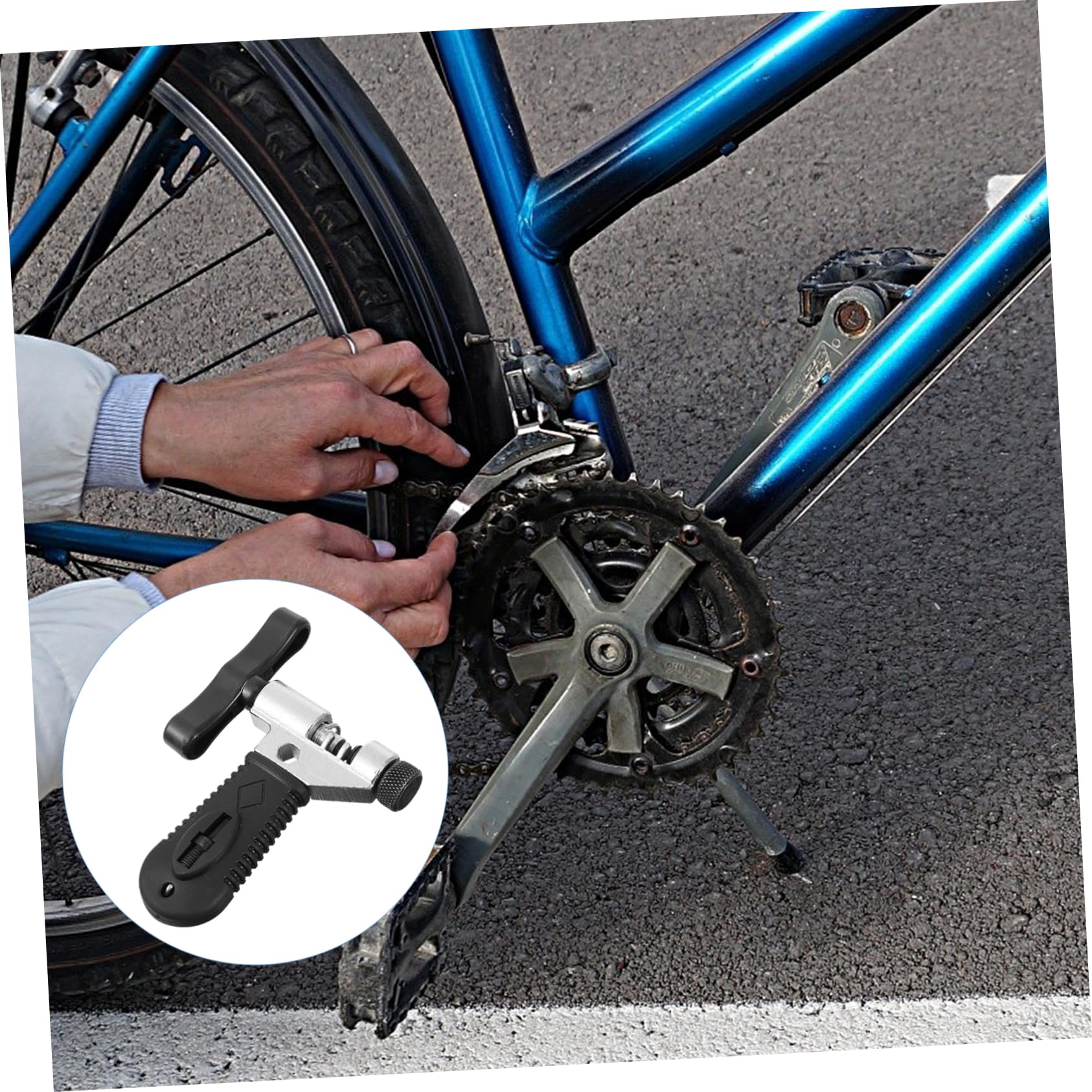 BESPORTBLE 3piezas Divisor De Cadena De Bicicleta Desmontable Herramienta Ligera para Reparación De Cadenas De Velocidades Compatible Montaña y Ruta
