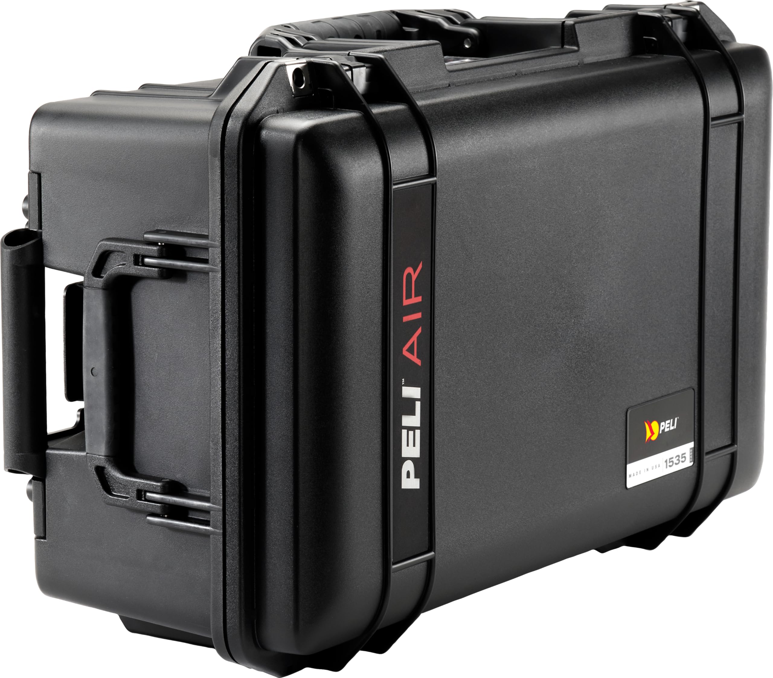 PELI 1535 Air Leichter Schützender Trolley für Kamera- und Fotografieequipment, Wasser- und Staubdicht, 27L Volumen, Ohne Schaumstoffeinlage, Farbe: Schwarz