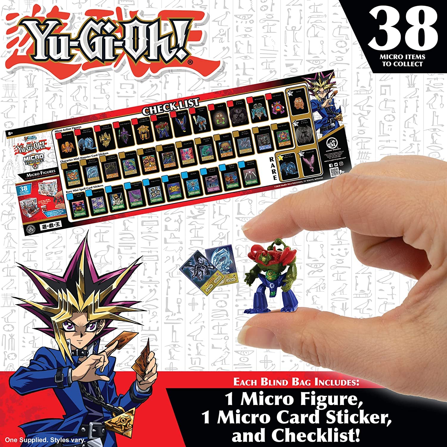 world's smallest yugioh cards World's Smallest YuGiOh Micro Figures Blind Bag (3 Pack) : Amazon.sg: Toys