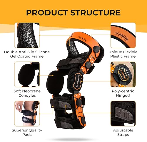 Miniatura 2 de Braceit K2 Comfortline Rodillera FDA REGISTERED Anaranjado 1