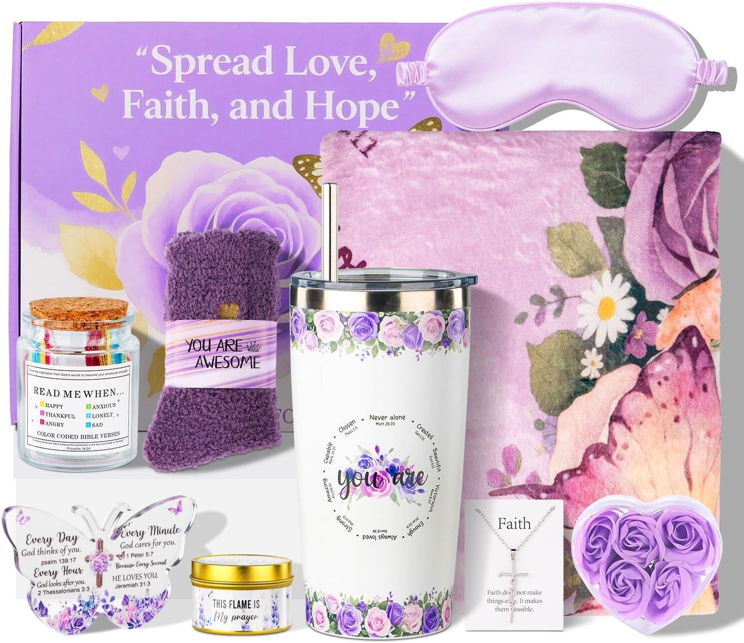 Christian Gifts For Women, Religious Gifts For Women, Inspirational Gift, Christmas Birthday Faith Based, Jesus, Catholic, Spiritual, Biblical Gift For Mom, Godmother, Wife, Friend, Daughter, Sister